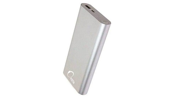 Ovista 20000mAH Universal Fast Battery Power Bank 5V/2A Input & 5V/2A Output (Silver)