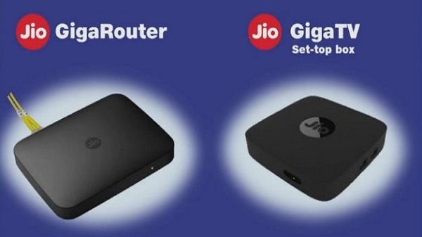 ജിയോഫൈബർ ജിഗാബോക്‌സ് കണക്ഷൻ 