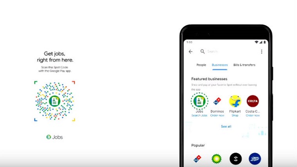ഗൂഗിൾ പേയ്‌ ജോബ് സ്പോട്ട് അവതരിപ്പിക്കുന്നു
