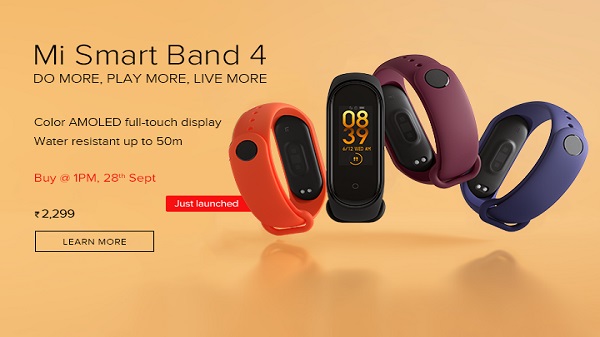 എംഐ ബാൻഡ് 4