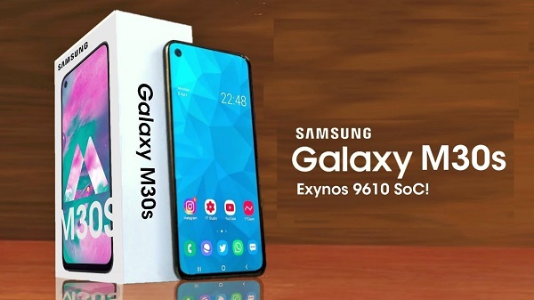 വാട്ടർ ഡ്രോപ്പ് നോച്ച് ഉള്ള അമോലെഡ് ഡിസ്പ്ലേയുള്ള സാംസങ് ഗാലക്‌സി എം 30 എസ്