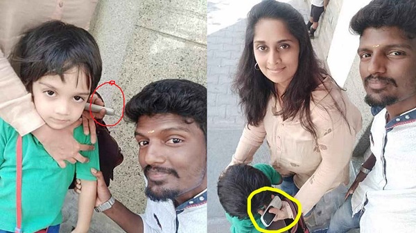  ശാലിനി കൈയിൽ പിടിച്ചിരിക്കുന്ന 3310 മോഡൽ നോക്കിയ