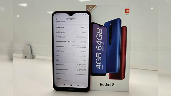 റെഡ്മി 8 ലഭ്യമായിത്തുടങ്ങി