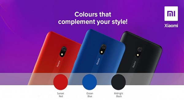 ഷവോമി റെഡ്മി 8 കളർ വാരിയന്റുകളിൽ