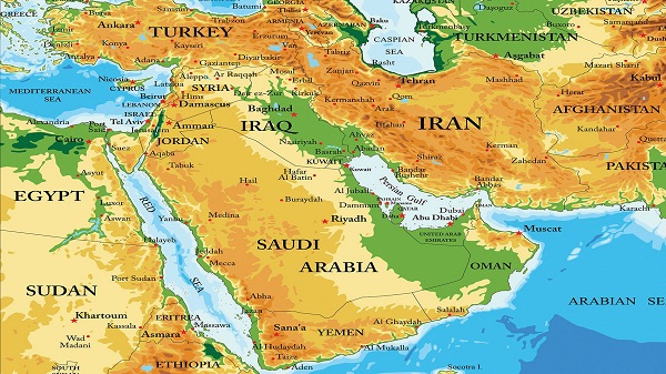  മധ്യപൂർവേഷ്യൻ രാജ്യങ്ങള്‍