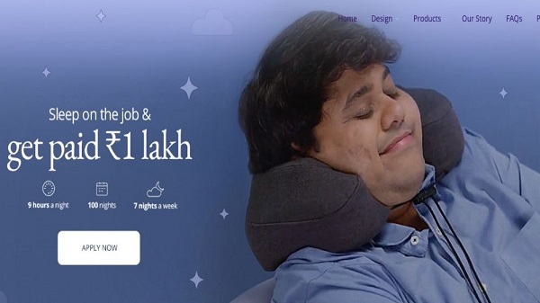 ഉറങ്ങിയാൽ ഒരു ലക്ഷം രൂപ നൽകും ഈ ബെംഗളൂരു സ്റ്റാർട്ടപ്പ്