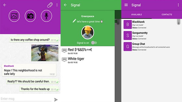 സിഗ്നൽ ഓഫ് ലൈൻ