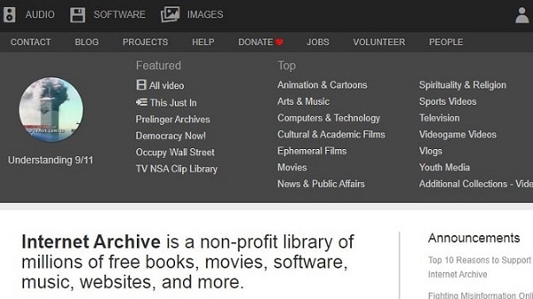 3. ഇന്റർനെറ്റ് ആർക്കൈവ്