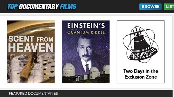 5. ടോപ്പ് ഡോക്യുമെന്ററി ഫിലിംസ്