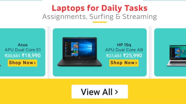 ലാപ്ടോപ്പുകൾക്ക് 7% വിലക്കിഴിവ്
