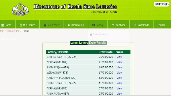 റിസൾട്ട് വ്യൂ