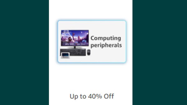 40% വരെ കിഴിവിൽ കമ്പ്യൂട്ടിംഗ് പെരിഫെറൽസ് 