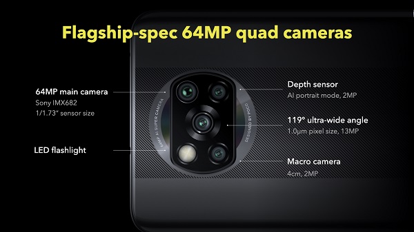 ക്വാഡ് റിയർ ക്യാമറ