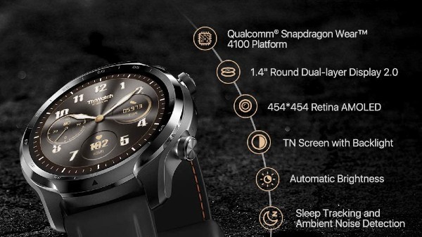 ടിക് വാച്ച് പ്രോ 3 ജിപി എസ്: 577 എംഎഎച്ച് ബാറ്ററി