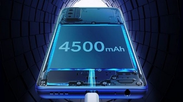 നോക്കിയ 8 V 5Gയിൽ 4,500mAh ബാറ്ററി