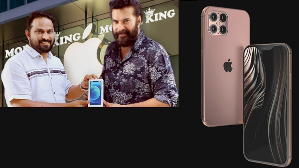 മമ്മൂട്ടി ഐഫോൺ 12 പ്രോ മാക്‌സ് സ്വന്തമാക്കി