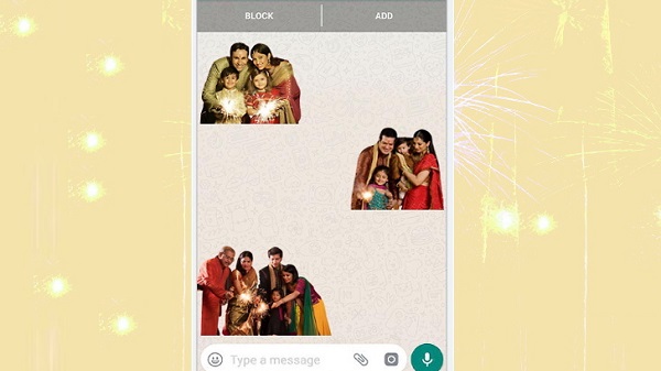 വാട്ട്‌സ്ആപ്പിൽ ഹാപ്പി ദീപാവലി സ്റ്റിക്കറുകൾ എങ്ങനെ അയയ്ക്കാം ?