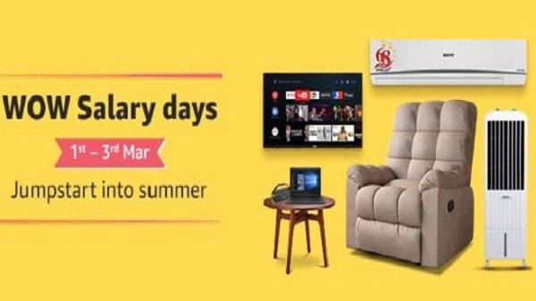 ലാപ്ടോപ്പുകൾക്ക് 30 ശതമാനം കിഴിവുമായി ആമസോൺ വൗ സാലറി ഡെയ്‌സ് വിൽപ്പന