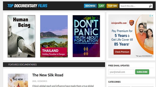 ടോപ്പ് ഡോക്യുമെന്ററി ഫിലിംസ്