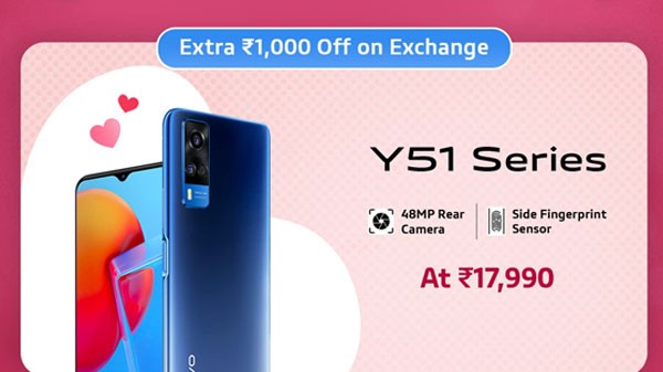 18% കിഴിവിൽ വിവോ വൈ51 