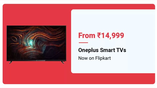 14,999 രൂപ മുതൽ വില വരുന്ന വൺപ്ലസ് ആൻഡ്രോയിഡ് സ്മാർട്ട് ടിവികൾ