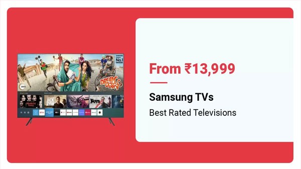 13,999 രൂപ മുതൽ വില വരുന്ന സാംസങ് ആൻഡ്രോയിഡ് സ്മാർട്ട് ടിവികൾ