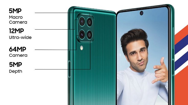 സാംസങ് ഗാലക്‌സി എഫ് 62 ക്യാമറ സവിശേഷതകൾ