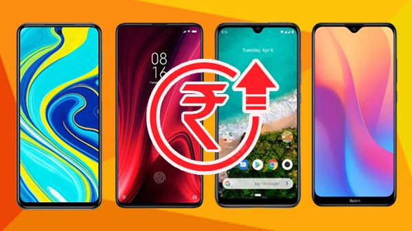 സ്മാർട്ട്‌ഫോണുകളുടെ വില