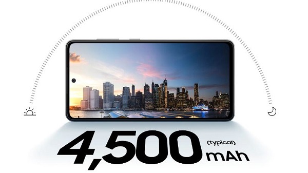 4,500 എംഎഎച്ച് ബാറ്ററി