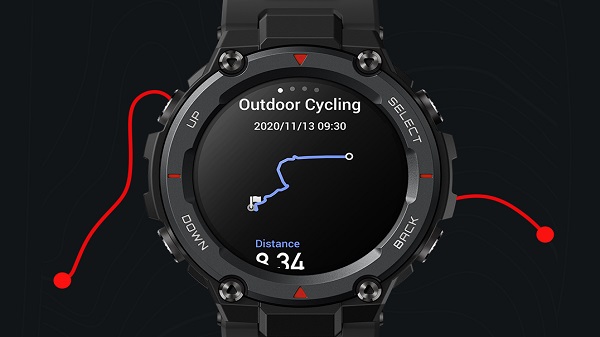 അമാസ്ഫിറ്റ് ടി-റെക്സ് പ്രോ സവിശേഷതകൾ