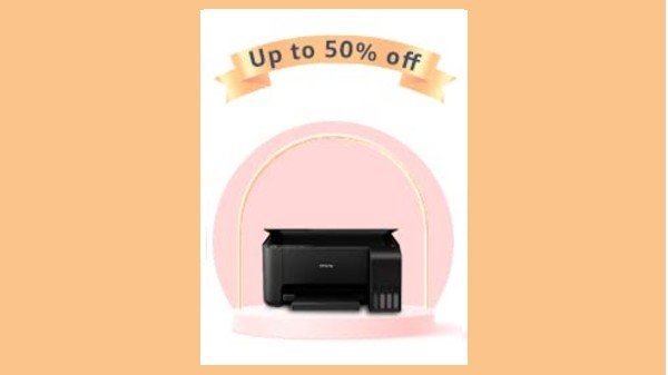 പ്രിന്ററുകൾക്ക് 50% വരെ കിഴിവ്