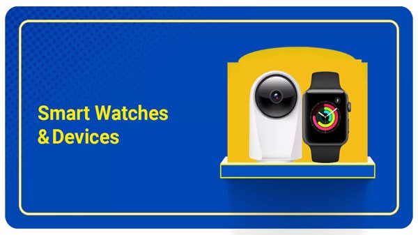 സ്മാർട്ട് വാച്ചുകൾക്കും സ്മാർട്ട് ബാൻഡുകൾക്കും 60% വരെ കിഴിവ്