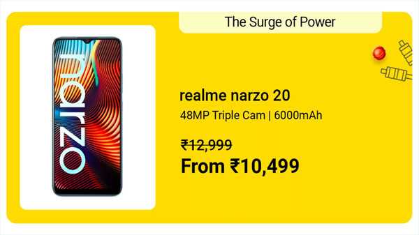 റിയൽമി നർ‌സോ 20