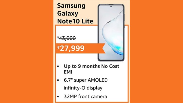 സാംസങ് ഗാലക്‌സി നോട്ട് 10 ലൈറ്റ്