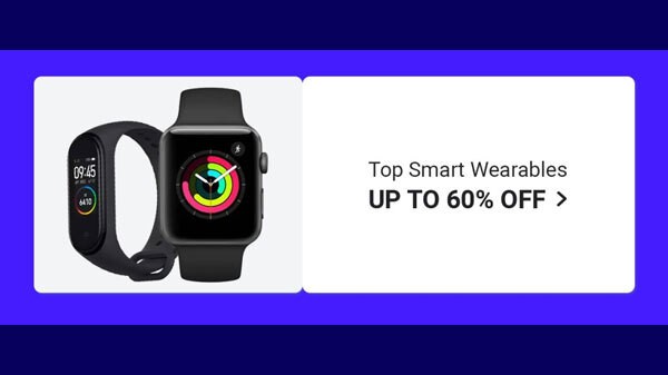 മികച്ച സ്മാർട്ട് വാച്ചുകൾക്ക് 60% വരെ കിഴിവ്