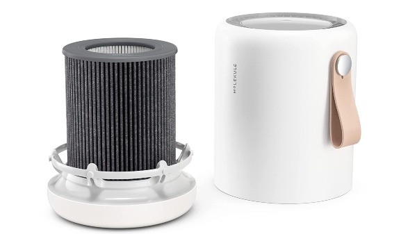 മോളികുലെ എയർ മിനി + ആപ്പ് എനേബിൾഡ് പോർട്ടബിൾ എയർ പ്യൂരിഫയർ