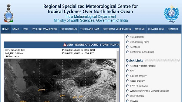 www.rsmcnewdelhi.imd.gov.in