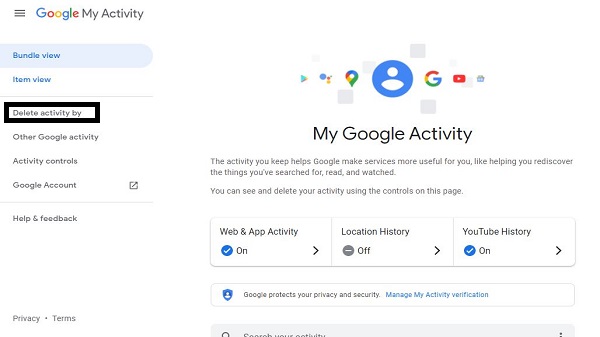 നിങ്ങളുടെ ആക്റ്റിവിറ്റി എങ്ങനെ ഡിലീറ്റ് ചെയ്യാം ?