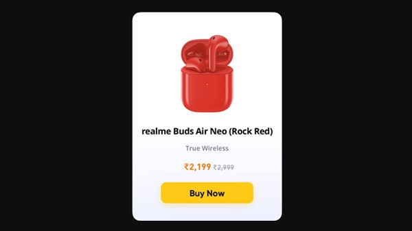 റിയൽ‌മി ബഡ്‌സ് എയർ നിയോ 