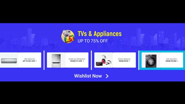 ടിവികൾക്കും മറ്റുള്ള പ്രോഡക്റ്റുകൾക്കും 75% വരെ കിഴിവ്