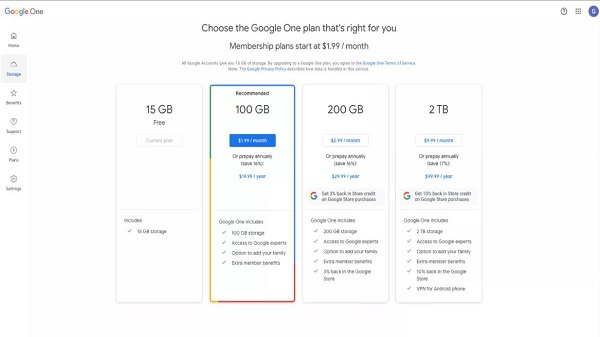 നിങ്ങളുടെ ജി-മെയിൽ അക്കൗണ്ടിനായി കൂടുതൽ സ്റ്റോറേജ് എങ്ങനെ വാങ്ങാം?