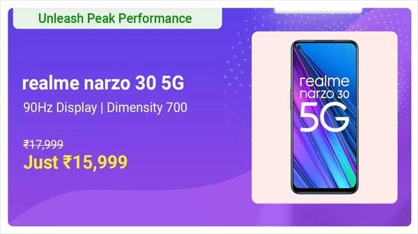 റിയൽ‌മി നാർ‌സോ 30 5ജി