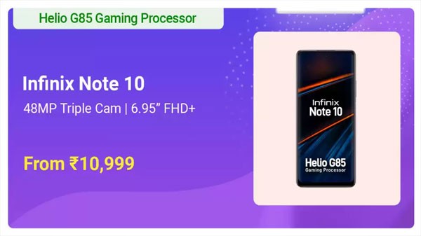 ഇൻഫിനിക്സ് നോട്ട് 10 (എമറാൾഡ് ഗ്രീൻ, 128 ജിബി റോം, 6 ജിബി റാം)