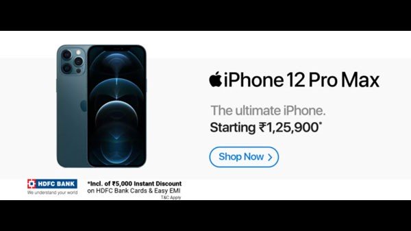 ആപ്പിൾ ഐഫോൺ 12 പ്രോ മാക്സ് (പസഫിക്, 256 ജിബി) 