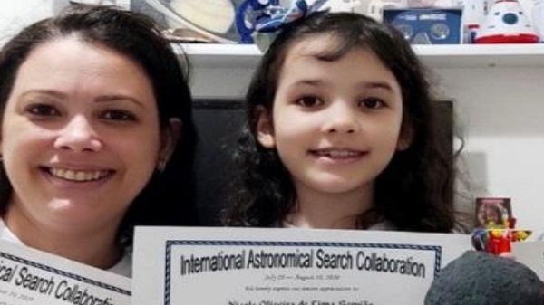 നാസ പറയുന്ന ഏഴ് ഛിന്നഗ്രഹങ്ങളെ കണ്ടെത്തിയത് 7 വയസ്സുള്ള ബ്രസീലിയൻ പെൺകുട്ടി 