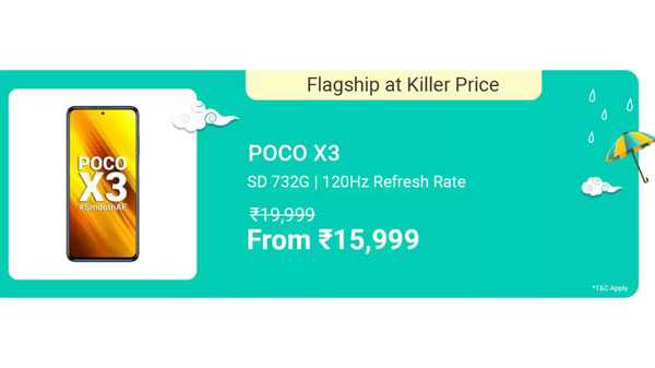 പോക്കോ എക്സ്3 (കോബാൾട്ട് ബ്ലൂ, 128 ജിബി) (8 ജിബി റാം)