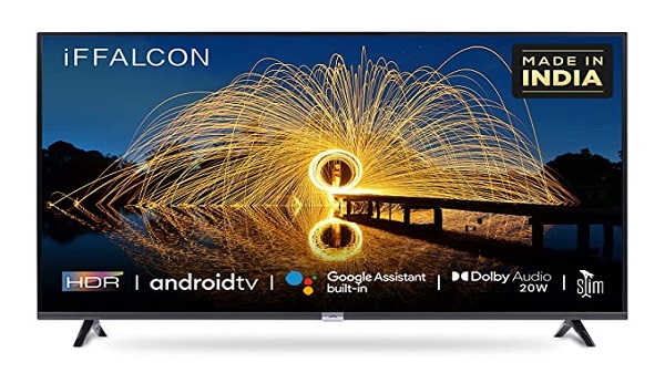 ഇഫാൽക്കാൻ 103 സെന്റിമീറ്റർ (40 ഇഞ്ച്) ഫുൾ എച്ച്ഡി ആൻഡ്രോയ്‌ഡ് സ്മാർട്ട് എൽഇഡി ടിവി 40F2A (ബ്ലാക്ക്) (2021 മോഡൽ)