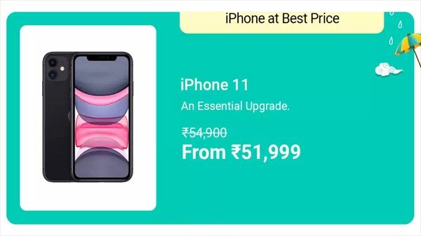 ആപ്പിൾ ഐഫോൺ 11 (വൈറ്റ്, 64 ജിബി)