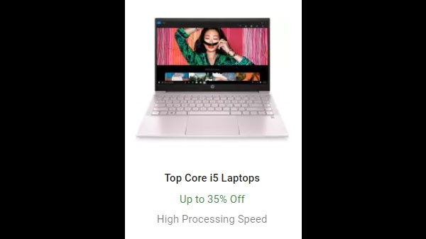 ടോപ്പ് കോർ ഐ5 ലാപ്ടോപ്പുകൾക്ക് 35% വരെ കിഴിവ്