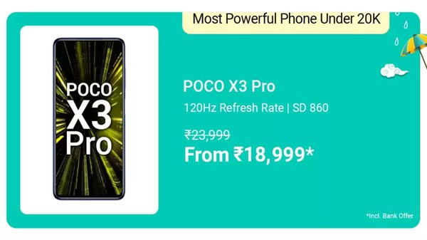 പോക്കോ എക്സ്3 പ്രോ (ഗ്രാഫൈറ്റ് ബ്ലാക്ക്, 128ജിബി റോം, 6ജിബി റാം)